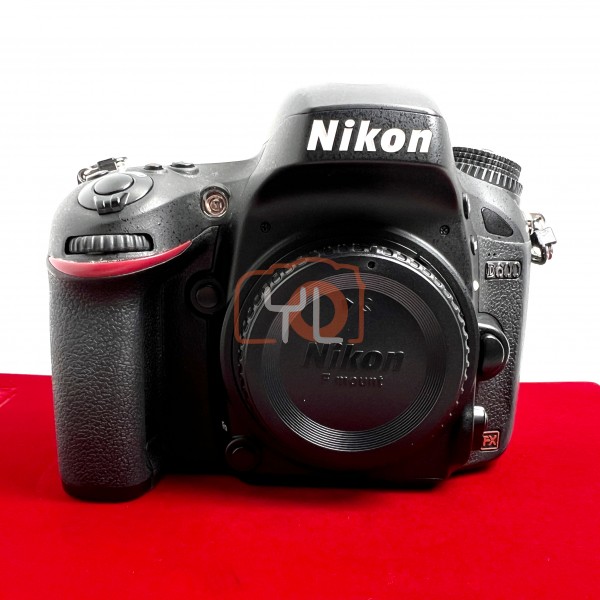 [USED-PJ33] Nikon D600 Body (Shutter Count :20K), 90% Like New Condition (S/N:8044260)