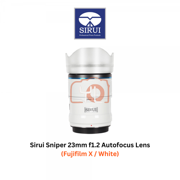 Sirui Sniper 23mm f1.2 Autofocus Lens (FUJIFILM X, White)