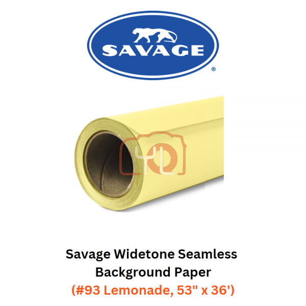 Savage Widetone Seamless Background Paper (#93 Lemonade, 53