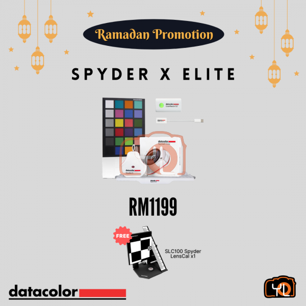 Datacolor SpyderX Elite Colorimeter (Free SLC100 Spyder LensCal)