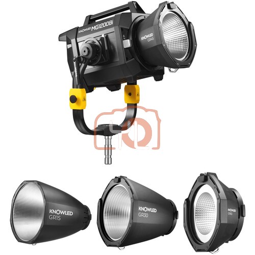Godox KNOWLED MG1200Bi Bi-Color LED Monolight Kit with 15/30/60° Reflectors