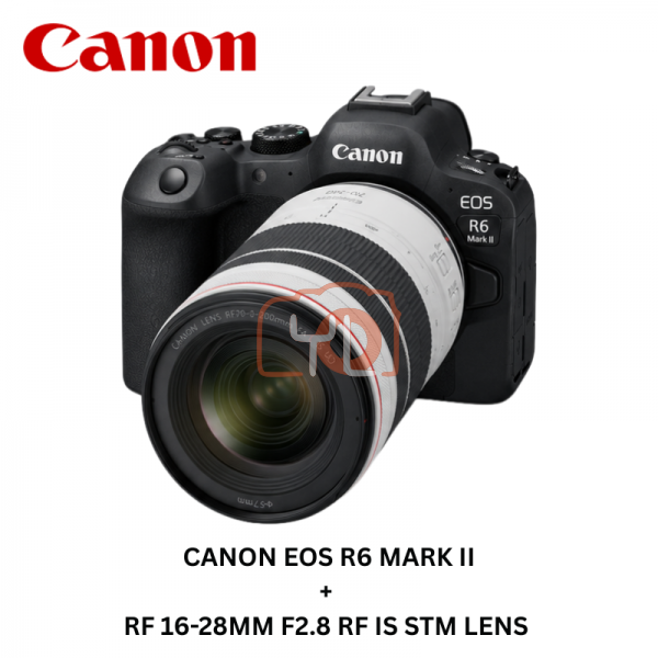 Canon EOS R6 Mark II Body + RF 70-200mm F4 L IS USM Lens