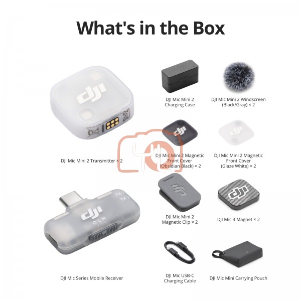 DJI Mic Mini 2 ( 2 TX + 1 Mobile RX + Charging Case )