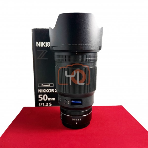 [USED-PJ33] Nikon 50mm F1.2 S Z , 95% Condition Like New (S/N:20021713)