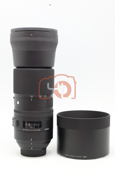 [USED-PUDU] Sigma 150-600MM F5-6.3 DG OS HSM Contemporary Lens For Nikon 95%LIKE NEW CONDITION SN:53568094
