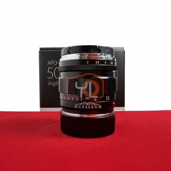[USED-PJ33] Voigtlander 50MM F2 APO-Lanthar ASPH VM (Leica M), 95% Like New Condition (S/N:7353822)