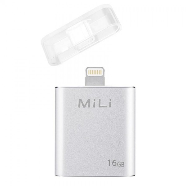 MiLi iData 16GB Flash Drive (SILVER) for Apple Lightning Devices