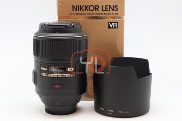 [USED-PUDU] Nikon 105mm F2.8 AFS VR Macro 95%LIKE NEW CONDITION SN:329339