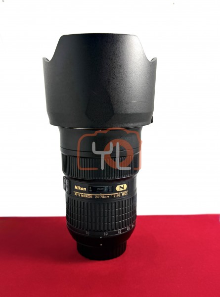 [USED-PJ33] Nikon 24-70MM F2.8 G AFS ED, 95% Like New Condition (S/N:715829)