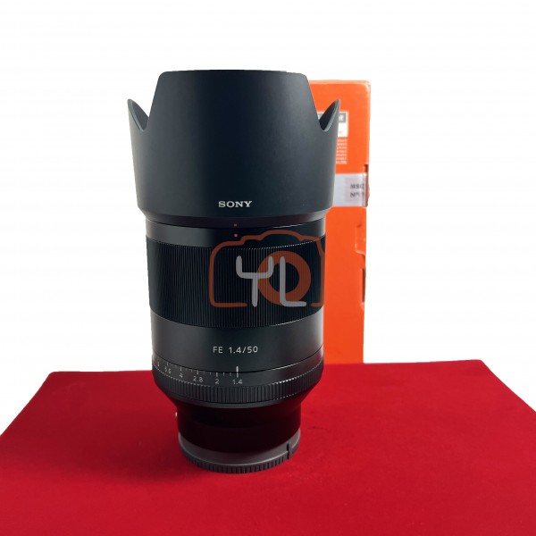 [USED-PJ33] Sony 50mm F1.4 ZA FE  , 90% Like New Condition (S/N:1817421)