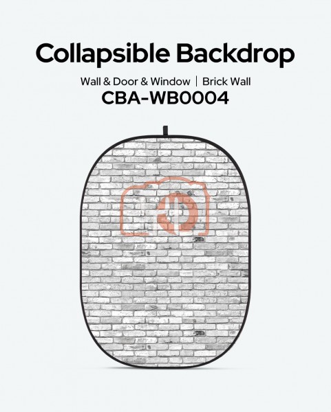 Godox CBA-WB0004 Brick Wall Collapsible Backdrop