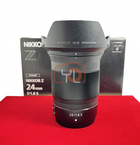[USED-PJ33] Nikon 24mm F1.8 S Z Lens , 95% Like New Condition (S/N:20003466)