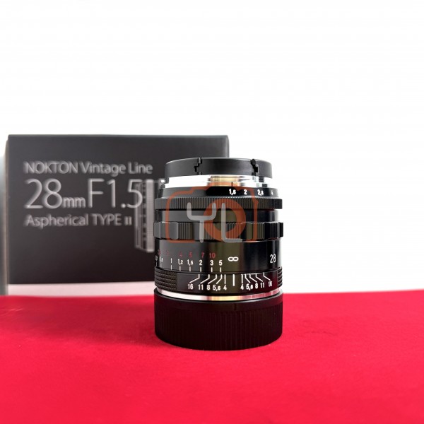 [USED-PJ33] [USED] Voigtlander 28mm F1.5 TYP II Nokton Vintage ASPH VM (Leica M), 95% Like New Condition (S/N:7415238)