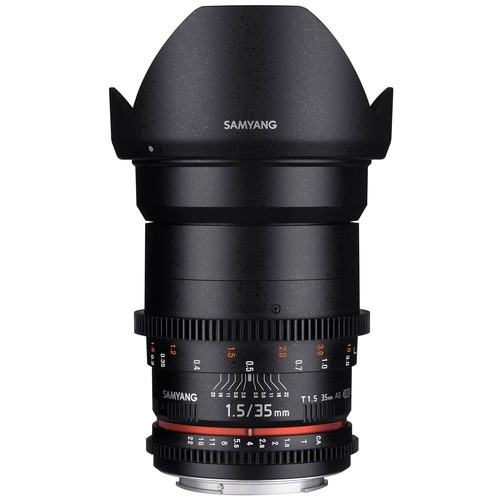 Samyang 35mm T1.5 VDSLRII Cine Lens for Sony Alpha Mount