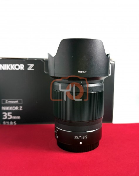[USED-PJ33] Nikon 35mm F1.8 S Z Lens, 95% Like New Condition (S/N:20105697)