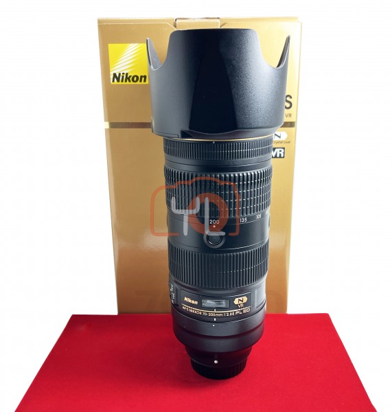 [USED-PJ33] Nikon 70-200mm F2.8 E FL VR AFS, 90% Like New Condition (S/N:229165)