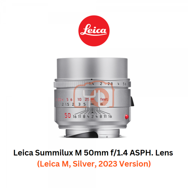 Leica Summilux M 50mm f1.4 ASPH Lens (Leica M, Black, 2023 Version 11729)