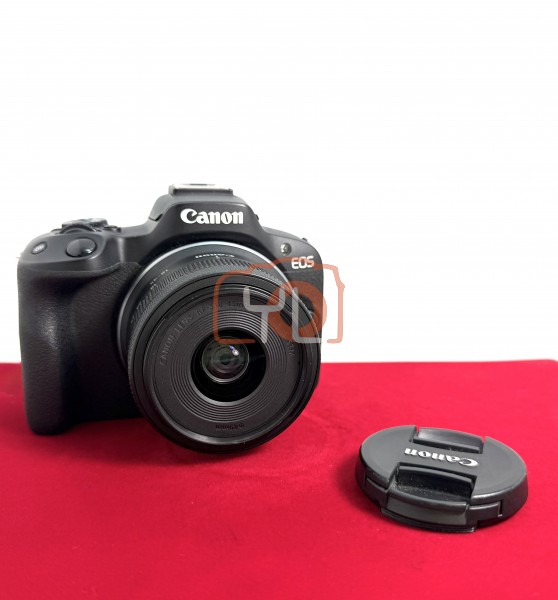[USED-PJ33] Canon EOS R50 With 18-45mm (Shutter Count :9K) , 90% Like New Condition (S/N:0680700044181)