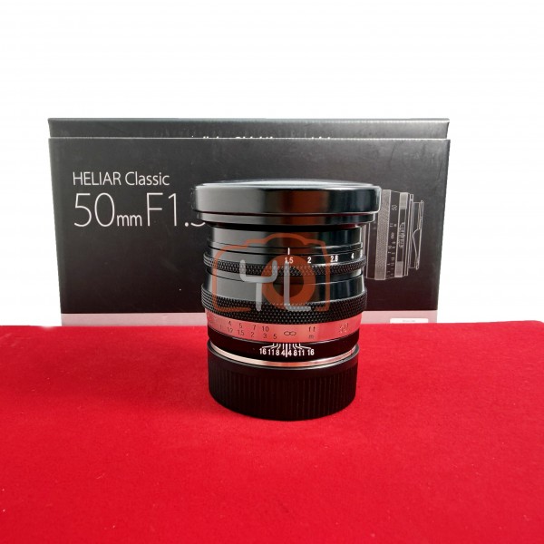 [USED-PJ33] Voigtlander 50mm F1.5 Heliar Classic SC VM (Leica M), 95% Condition Like New (S/N:07140460)