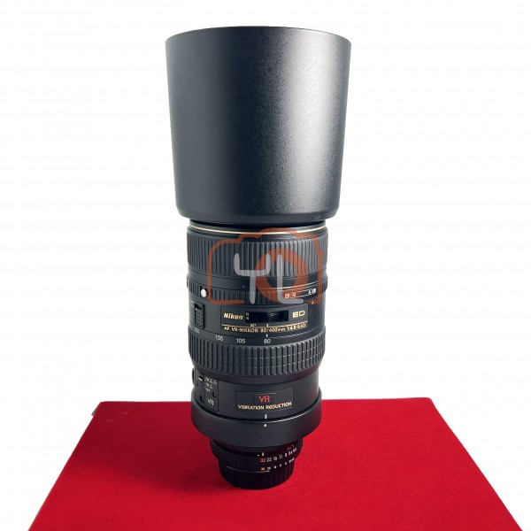 [USED-PJ33] Nikon 80-400mm F3.5-5.6 AFD VR ED Lens, 95% Like New Condition (S/N:488707)