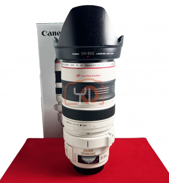 [USED-PJ33] Canon 28-300mm F3.5-5.6 L IS USM EF , 85% Like New Condition (S/N:125186)