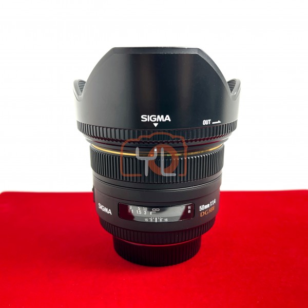 [USED-PJ33] Sigma 50mm F1.4 DG EX HSM (Nikon F) ,90%Like New Condition (S/N:13381169)