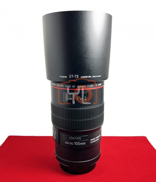 [USED-PJ33] Canon 100mm F2.8 L Macro IS USM EF , 95% Like New Condition (S/N:3383669)