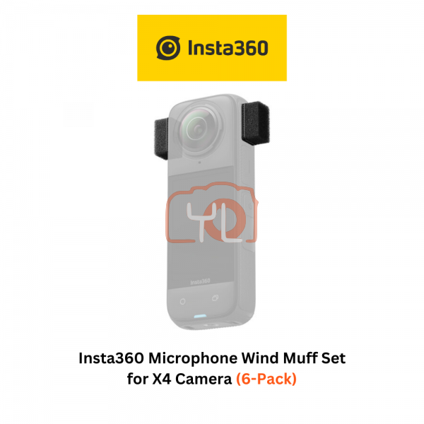 Insta360 Microphone Wind Muff Set for X4 (6-Pack)