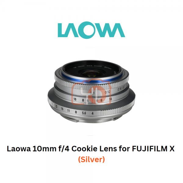 Laowa 10mm f/4 Cookie Lens for FUJIFILM X (Silver)
