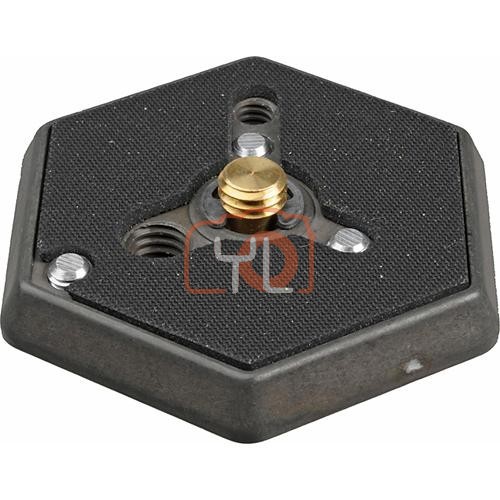 Manfrotto 130-38 Hexagonal Quick Release Plate (Flat Bottomed) with 3/8