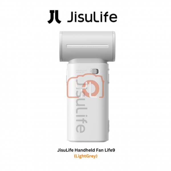 JisuLife Handheld Fan Life 9 (LightGrey) (Life-36 3600Mah)