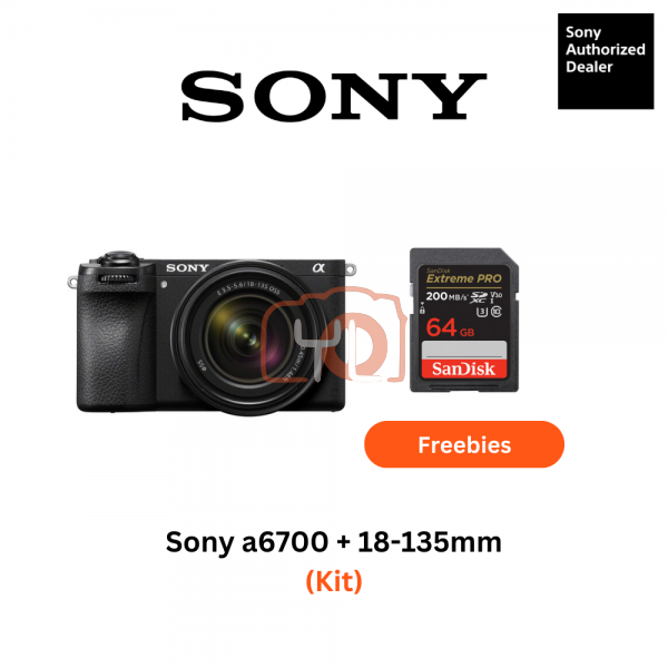 Sony a6700 + 18-135mm Lens