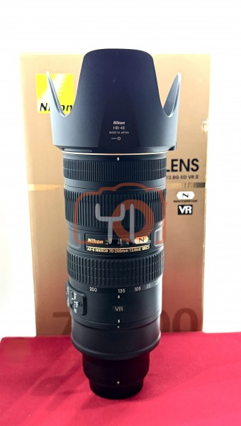 [USED-PJ33] Nikon 70-200mm F2.8 G VR II AFS, 90% Condition Like New (S/N:20004303)