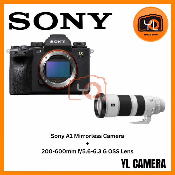 Sony a1 Mirrorless Camera (Body)+Sony FE 200-600mm f/5.6-6.3 G OSS Lens (Free Sony 80GB CF Express Type A Card)
