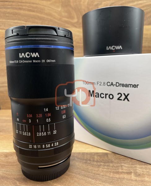 [USED @ YL LOW YAT]-Laowa 100mm F2.8 CA-Dreamer Macro 2X Lens For Nikon F,88% Condition Like New,S/N:002343