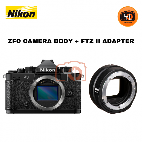 Nikon ZF Mirrorless Camera Body + FTZ II Adapter