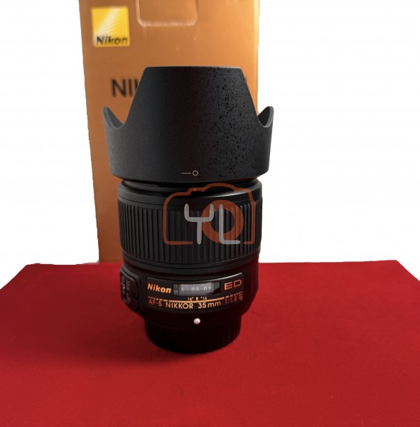 [USED-PJ33] Nikon 35mm F1.8 G AFS, 95% Like New Condition (S/N:264715)