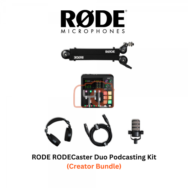 RODE RODECaster Duo Podcasting Kit (Creator Bundle)