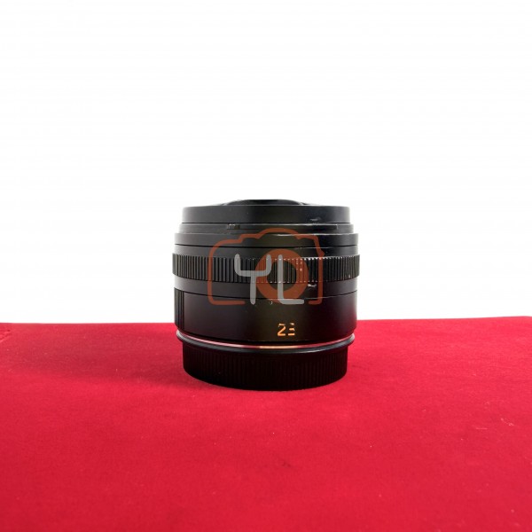 [USED-PJ33] Leica 23MM F2 Summicron-T ASPH 11081, 75% Like New Condition (S/N:4267757)