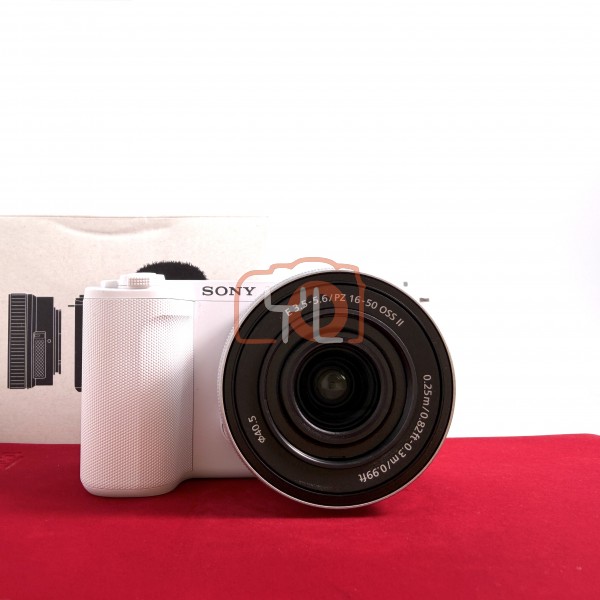 [USED-PJ33] Sony ZV-E10 II 16-50MM II Kit (White), 95% Like New Condition (S/N:2759785)