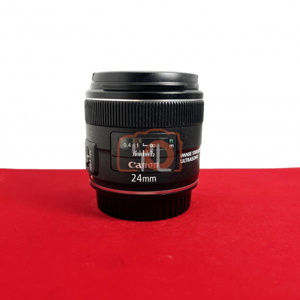 [USED-PJ33] Canon 24mm F2.8 IS USM EF , 85% Like New Condition (S/N:9000000587)