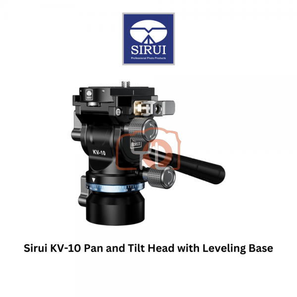 Sirui KV-10 Pan and Tilt Head with Leveling Base