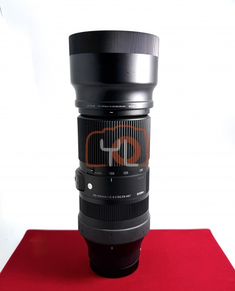 [USED-PJ33] Sigma 100-400mm F5-6.3 OS DG DN (L-Mount), 95% Like New Condition (S/N:54862705)