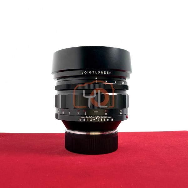 [USED-PJ33] Voigtlander 50mm F1.0 Nokton ASPH VM (Leica M), 95% Like New Condition (S/N:7240899)