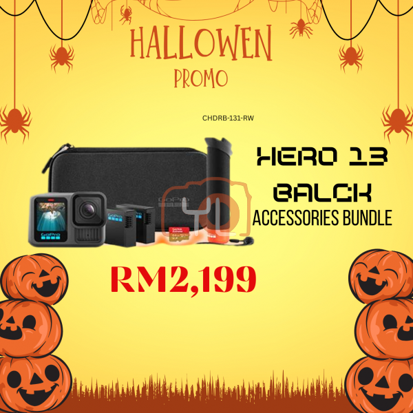 GoPro HERO13 Black & Accessories Bundle (Halloween promo)