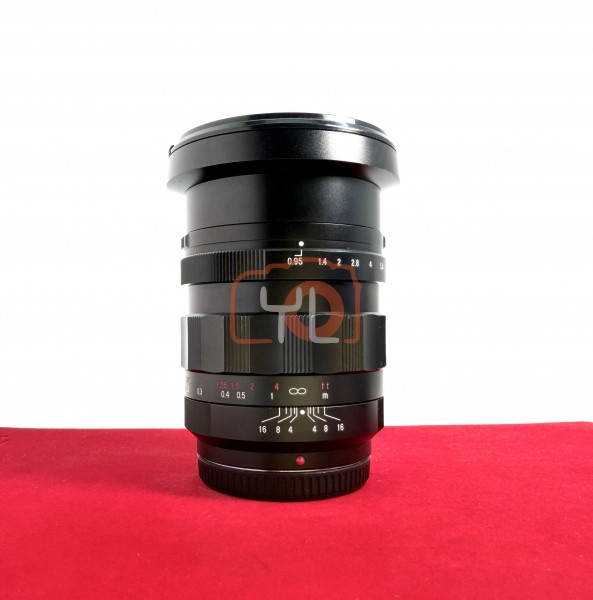 [USED-PJ33] Voigtlander 17.5mm F0.95 Nokton ASPH (MFT), 90% Like New Condition (S/N:8221183)