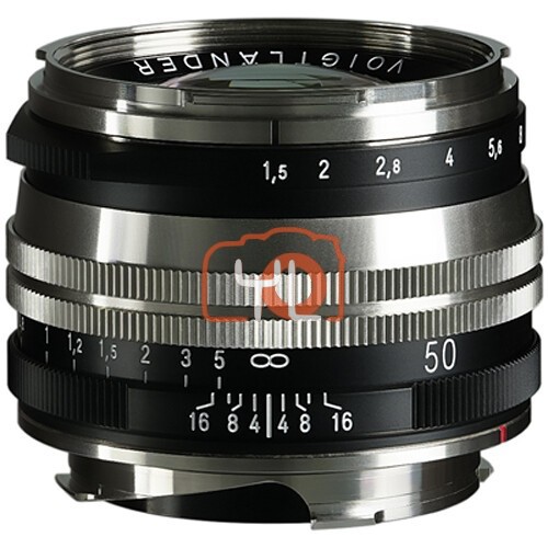 Voigtlander 50mm F1.5 Nokton Aspherical II MC - Nickel (For Leica M-Mount)