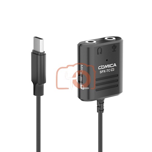 Comica Multi-functional 3.5mm (TRS/TRRS)-USB-C Audio Cable Adapter