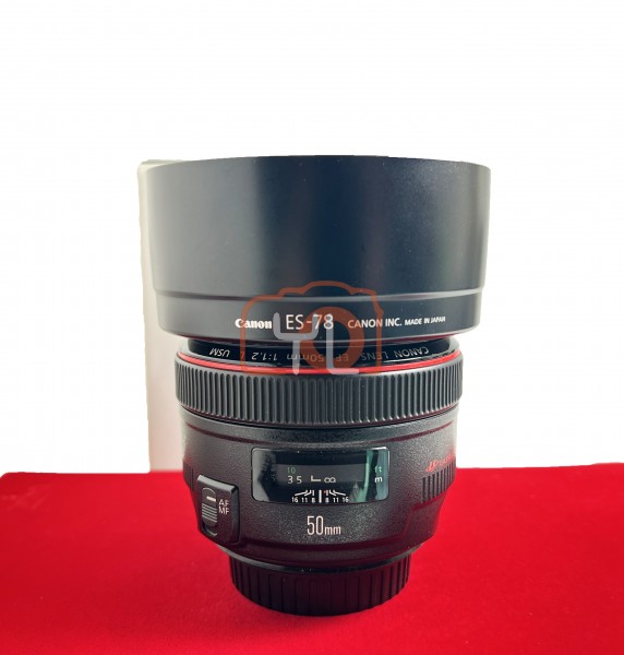 [USED-PJ33] Canon 50mm F1.2 L USM EF , 90% Like New Condition (S/N:7018194)