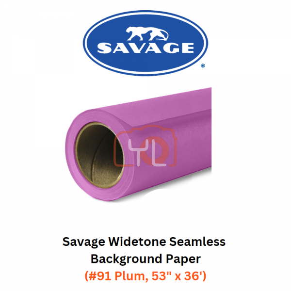 Savage Widetone Seamless Background Paper (#91 Plum, 53